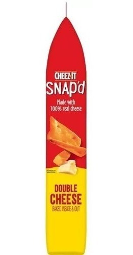 Cheez-it Snap'd Chips De Galleta De Queso Doble Queso, 12 Oz