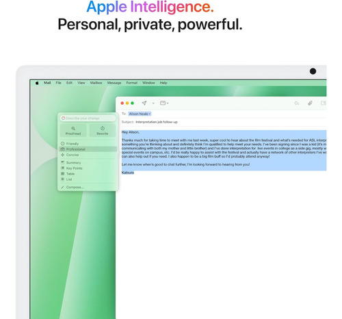 Apple iMac M4 (2024) 24 , 16gb Ram, 256gb Ssd (verde) 220v