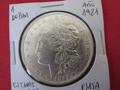 Moneda 1 Dollar Morgan Estados Unidos De Plata Año 1921