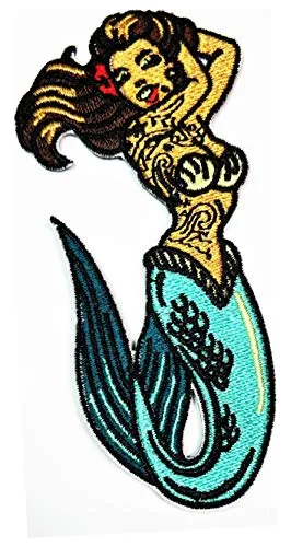 comprar Parches Bordados Con Dibujos Animados De La Princesa Sirena,