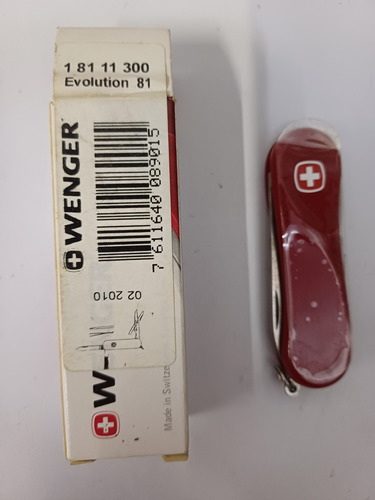 Canivete Suíço Evolution 81 Wenger 1.81.11.300 Vermelho (Usado)
