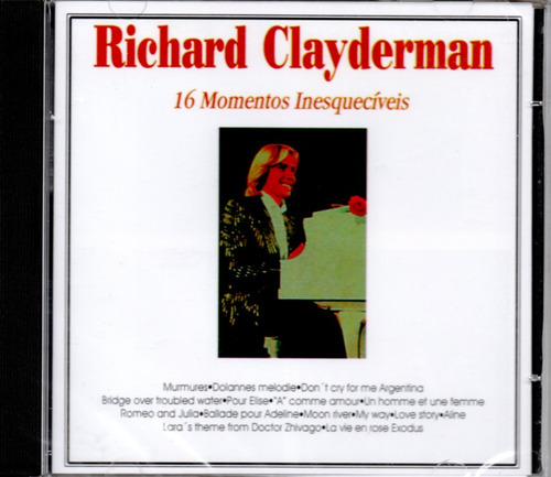 Cd Richard Clayderman - 16 Momentos Inesquecíveis