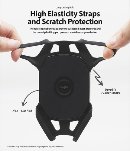 Imagen 7 de 9 de Soporte Ringke Celular Moto Bicicleta 360 Calidad Premium