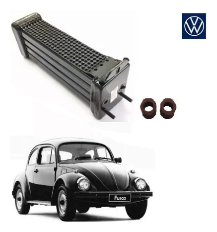 Imagem 2 de 2 de Radiador Oleo Motor Fusca Brasilia Kombi 1300 1500 1600