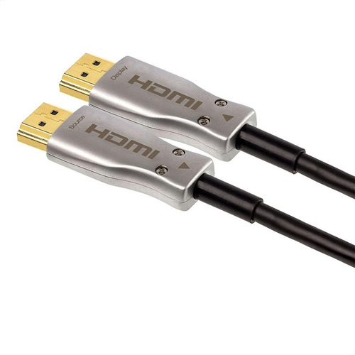 Kit Com 10 Cabo Hdmi Fibra Óptica 90 Metros