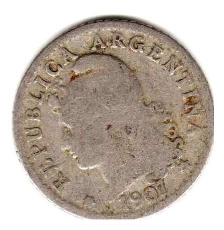 Moneda Niquel De 5  Centavos Año 1907  15 Dolares Catalogo