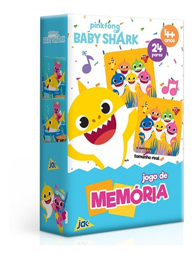 Jogo De Memória Baby Shark Toyster
