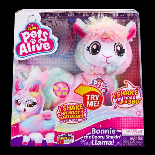 Pets Alive Bonnie Llama Robótica Arcoíris Con Música