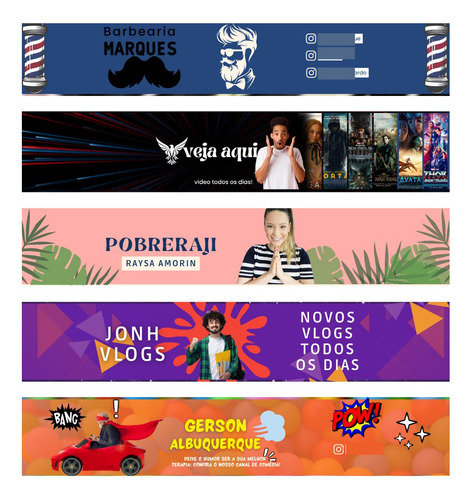 Criamos Banner Personalizado - Youtube Promoção