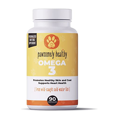 Omega-3 Aceite De Pescado Para Perros Por Pawsomely Xb52p