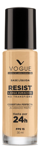 Base Liquida Resistente Vogue 24h - mL a $845