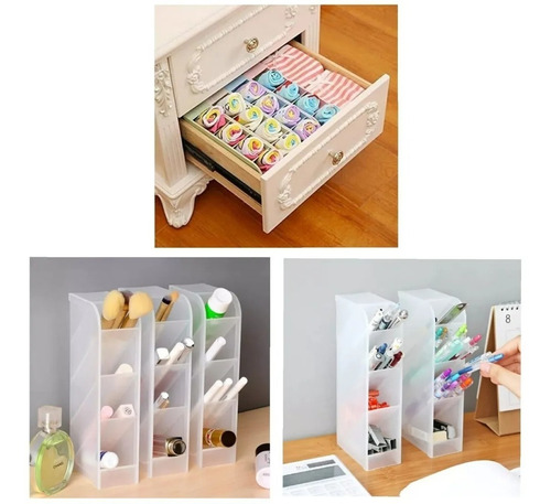 Imagen 10 de 10 de Organizador Maquillaje Lapiceras Multiuso 2 Posiciones