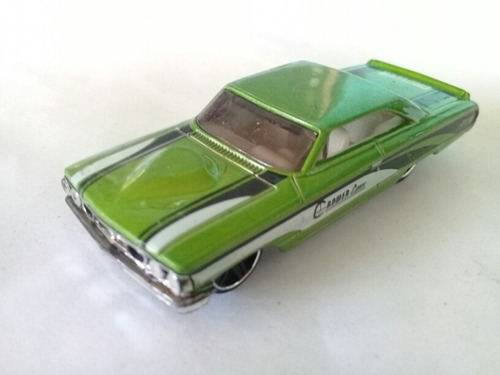 Hot Wheels  Custom'64 Galaxie 500 Verde 2013 Mattel Toy 