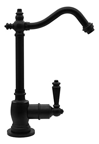 Grifo Dispensador Agua Fria 9puLG Victorian, Negro Mate