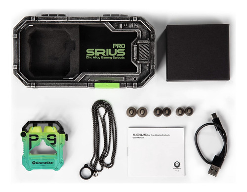 Gravastar Sirius Pro True Auriculares Inalámbricos Verde