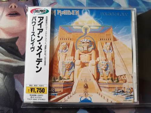 Cd Iron Maiden Powerslave Importado Japonês C/ Spinecard