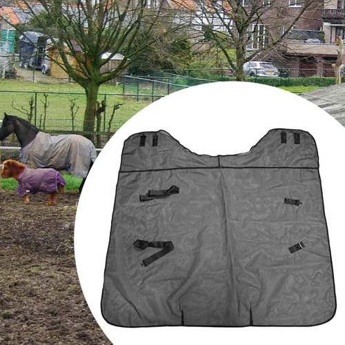 Sábana Antimoscas Para Caballos, Correas Ajustables Negras,