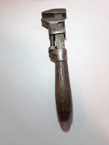 Imagen 3 de 6 de Antigua Llave Francesa Principios De Siglo Funciona Ro 1628