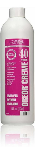 L'oreal Oreor Crema Desarrollador Volumen 40, 16 Onzas