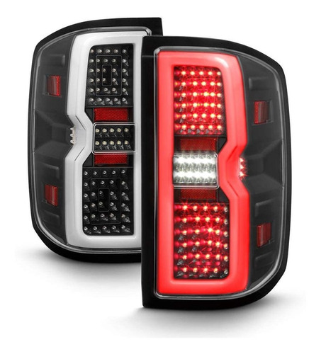 Para Modelo No Led Chevy Silverado Negro Secuencial Luz