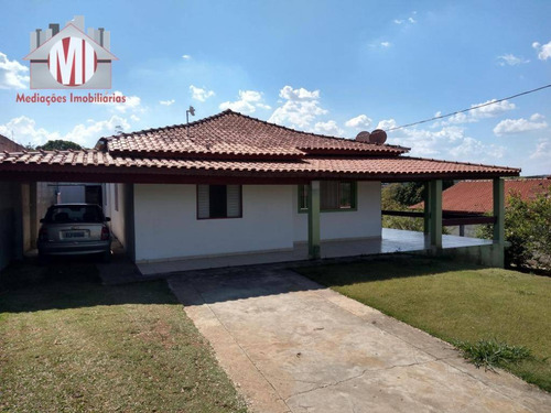 Linda Chácara Com Piscina, Pomar, 03 Dormitórios, Pertinho Da Cidade À Venda, 1000 M² Por R$ 400.000 - Zona Rural - Pinhalzinho/sp - Ch0551