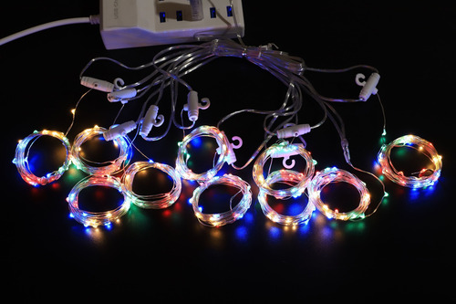 Serie Cortina Luces Led Boda Fiesta De Navidad Usb 3x3m