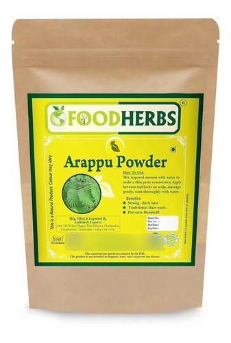 Foodherbs Arappu/albizia Amara Powder/natural Shampoo And Co