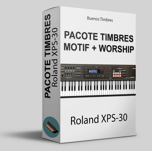 Pacote De Timbres Motif + Worship Para Roland Xps-30 Preto
