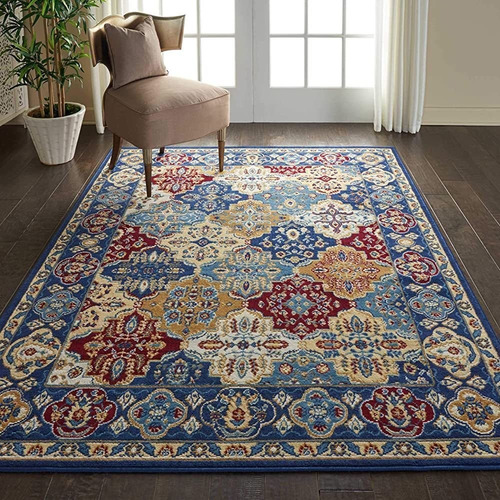 Nourison Grafix Alfombra Persa Multicolor Para Área 53 X 73