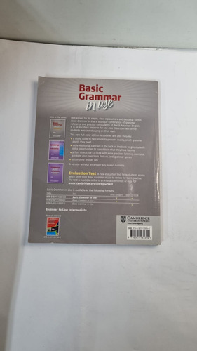 Livro Basic Grammar In Use Raymond Murphy Cambridge 3a Edição Com Cd A4479 (Usado)