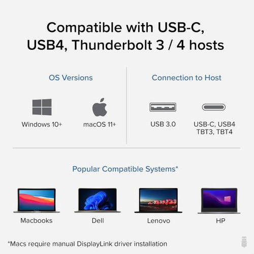 Dock Usb-c 7 En 1 Enchufable Para Doble Monitor