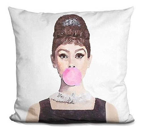 Almohadas Para Tina De Ba Lilipi Audrey Hepburn Pink Bubble 