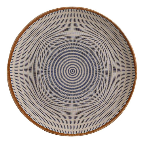 Jogo 6 Pratos Raso Coup Stoneware New Asteca Ø26cm Porto Brasil 1226128001