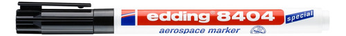 Marcador Edding E-8404 Aeroespacial Color Negro