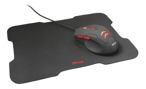 Imagem 3 de 4 de Kit Mouse E Mouse Pad Gamer Ziva 3000 Dpi & Mousepad - Trust