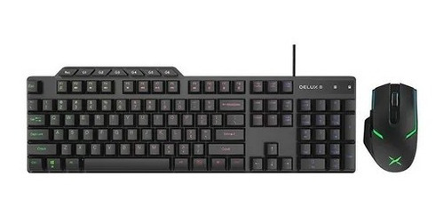 Combo Delux Usb Gaming Teclado K9800u + Mouse M588bu Gs