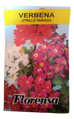 Semilla Huerta Flores Verbena Utrillo Variada