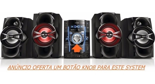 Botao Cromado Fwm9000 M6500 Fwt6600 T9200 Philips Original