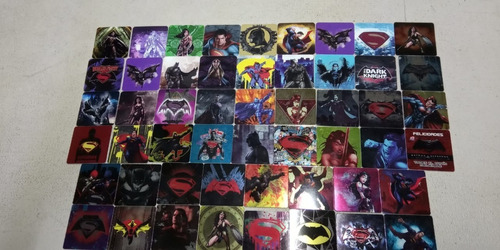 150 Tazos Y Tarjetas Batman Vs Superman Diferentes Nuevos
