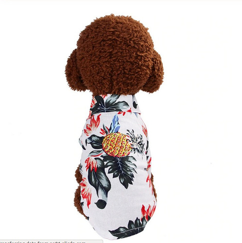 Blanco Piñas Mascota Ropa Camisa - Unidad a $21900