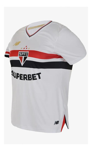 Camisa Feminina New Balance São Paulo Fc I 25/26 - Original