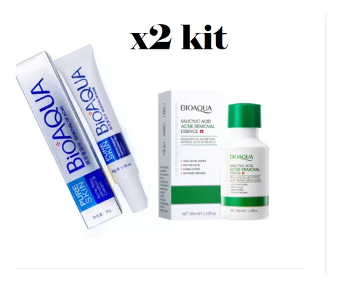 Kit Control Grasa Acné Salicílico Pure Skin Bioaqua