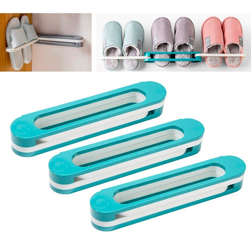 Zapatera Organizador De Pared Plegable Y Toallero 3 Piezas