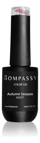 Esmaltes Starlight Semipermanente Para Uñas Bompassy 15 Ml Color B5097 Autumn