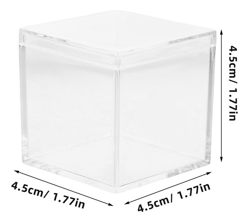 9 Cubos Cuadrados Transparentes Decorativos Cuadrados Transp