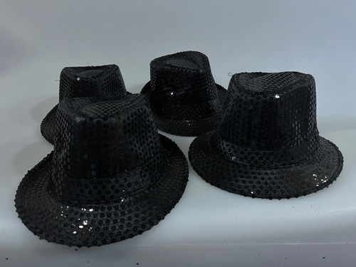 Sombrero Lentejuelas Gorro Tanguero Braz Cotillon Pack X10