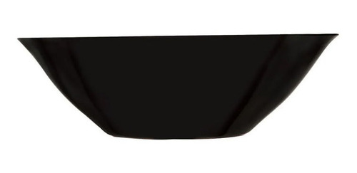 Saladeira Em Vidro Luminarc Carine 27cm Preto