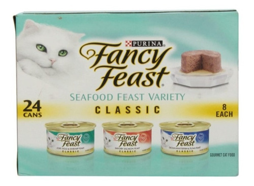 Fancy Feast 24 Latas Seafood Classic Pate