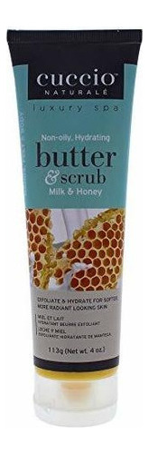 Cuccio Naturalé Butter & Scrub Milk & Honey - Exfoliante Pa