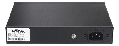 Switch Poe 4 Ptos Poe 2 Up-link 65w Largo Alcance 250m Cctv